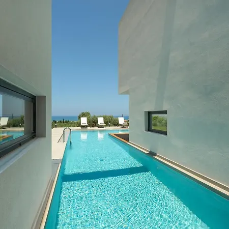别墅 Pirgos-villas, Avra & Ostria Villa, Heated Pool , Amazing Sea View *