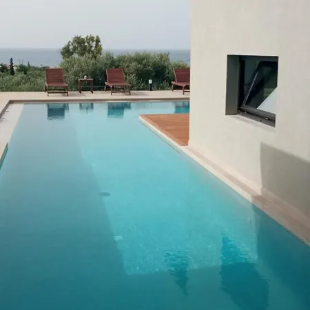 Pirgos-villas, Avra & Ostria Villa, Heated Pool , Amazing Sea View 别墅 *